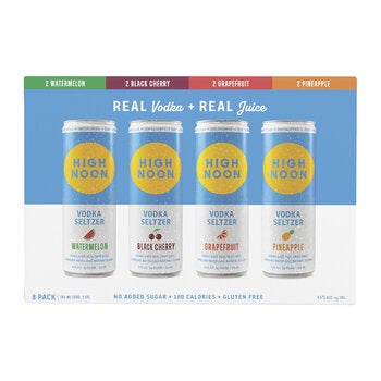 High Noon Hard Seltzer Sin Azúcar 8/355 ml High Noon Hard Seltzer Sin Azúcar 8/355 ml