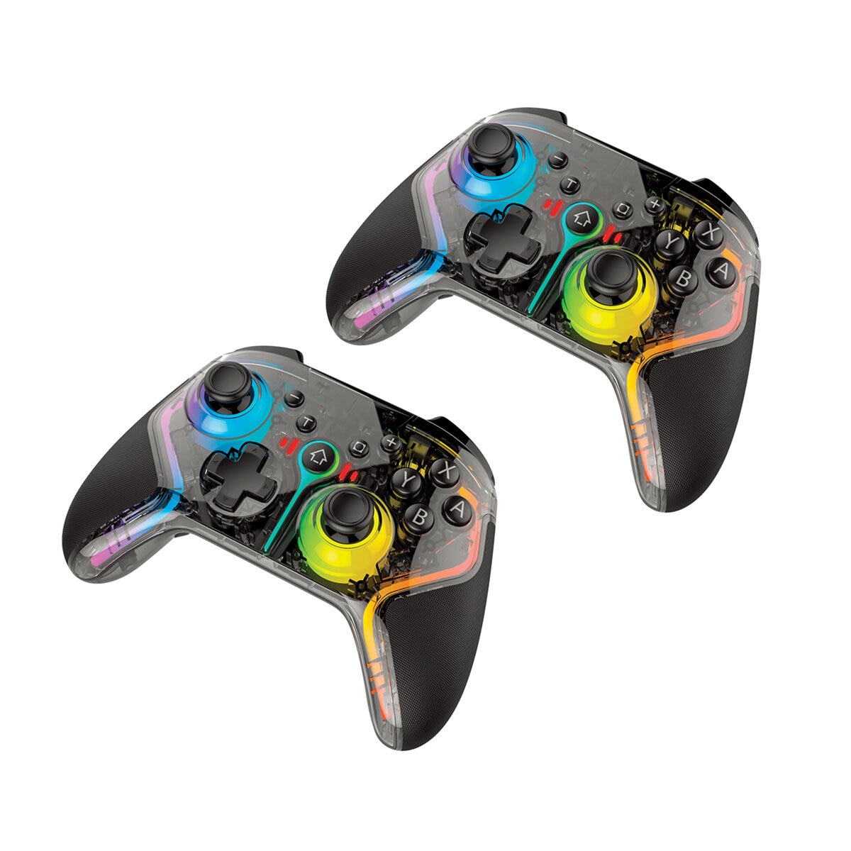 Atom Controles Inalámbricos RGB 2 Piezas Compatible con Nintendo Switch Atom Controles Inalámbricos RGB 2 Piezas Compatible con Nintendo Switch