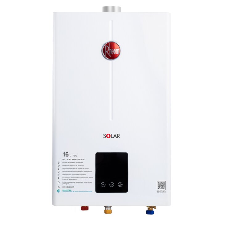 Rheem, Calentador de Agua Instantáneo16 LT- Gas LP Rheem, Calentador de Agua Instantáneo16 LT- Gas LP