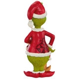 Jim Shore Estatua del Grinch y Max Pintada a Mano