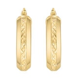 Arracadas, Oro Amarillo de 14K Arracadas, Oro Amarillo de 14K