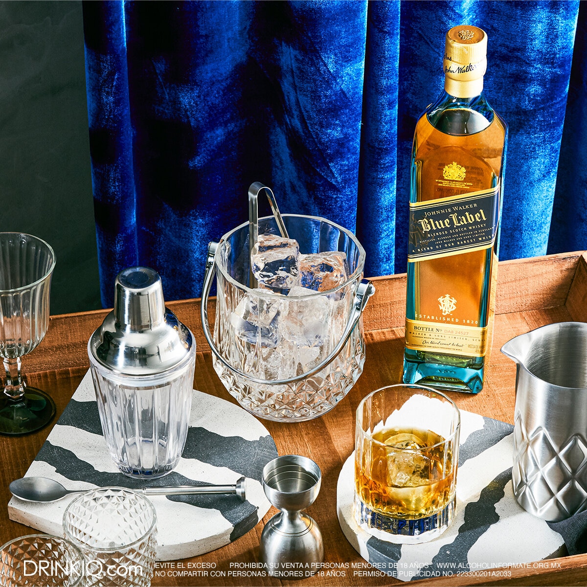 Whisky Johnnie Walker Blue Label Blended Scotch 750 ml