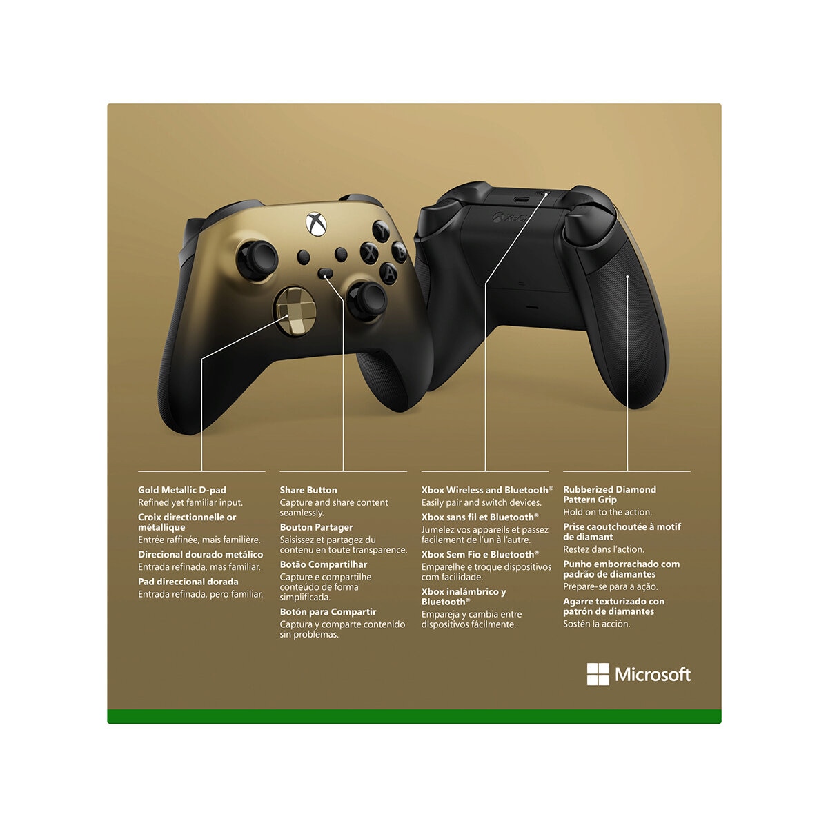 Comprar Mando Inalámbrico Gold Shadow Edición Especial Xbox/PC Xbox Series