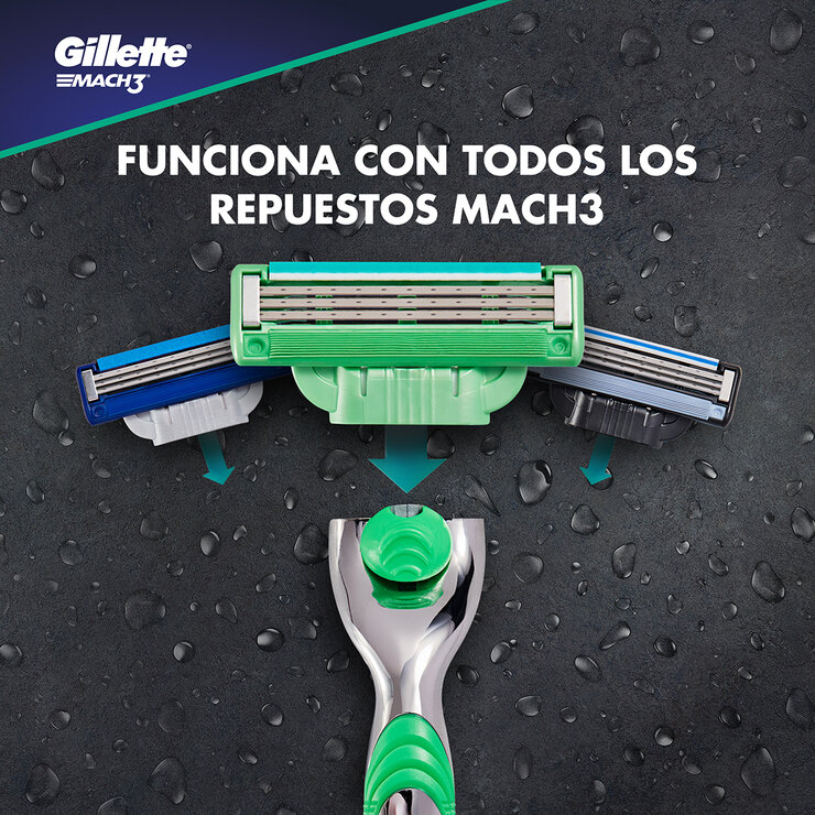 Gillette Repuestos Para Afeitar Mach3 Sensitive 20 pzas Gillette Repuestos Para Afeitar Mach3 Sensitive 20 pzas