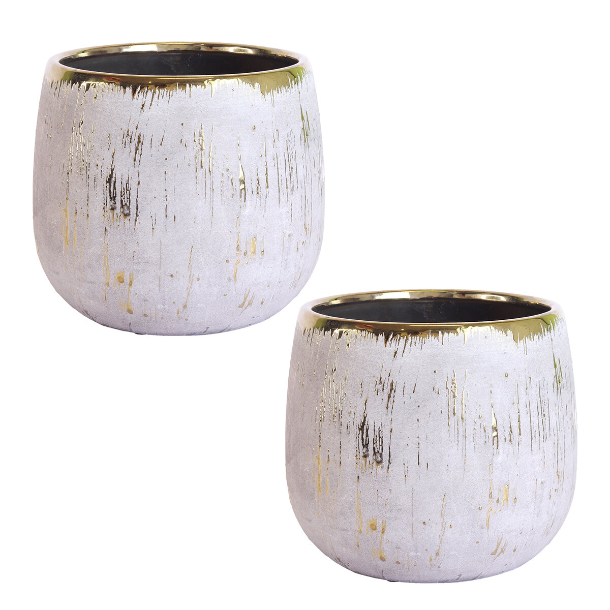 CADAVAL, Macetas Capri 2 piezas CADAVAL, Macetas Capri 2 piezas