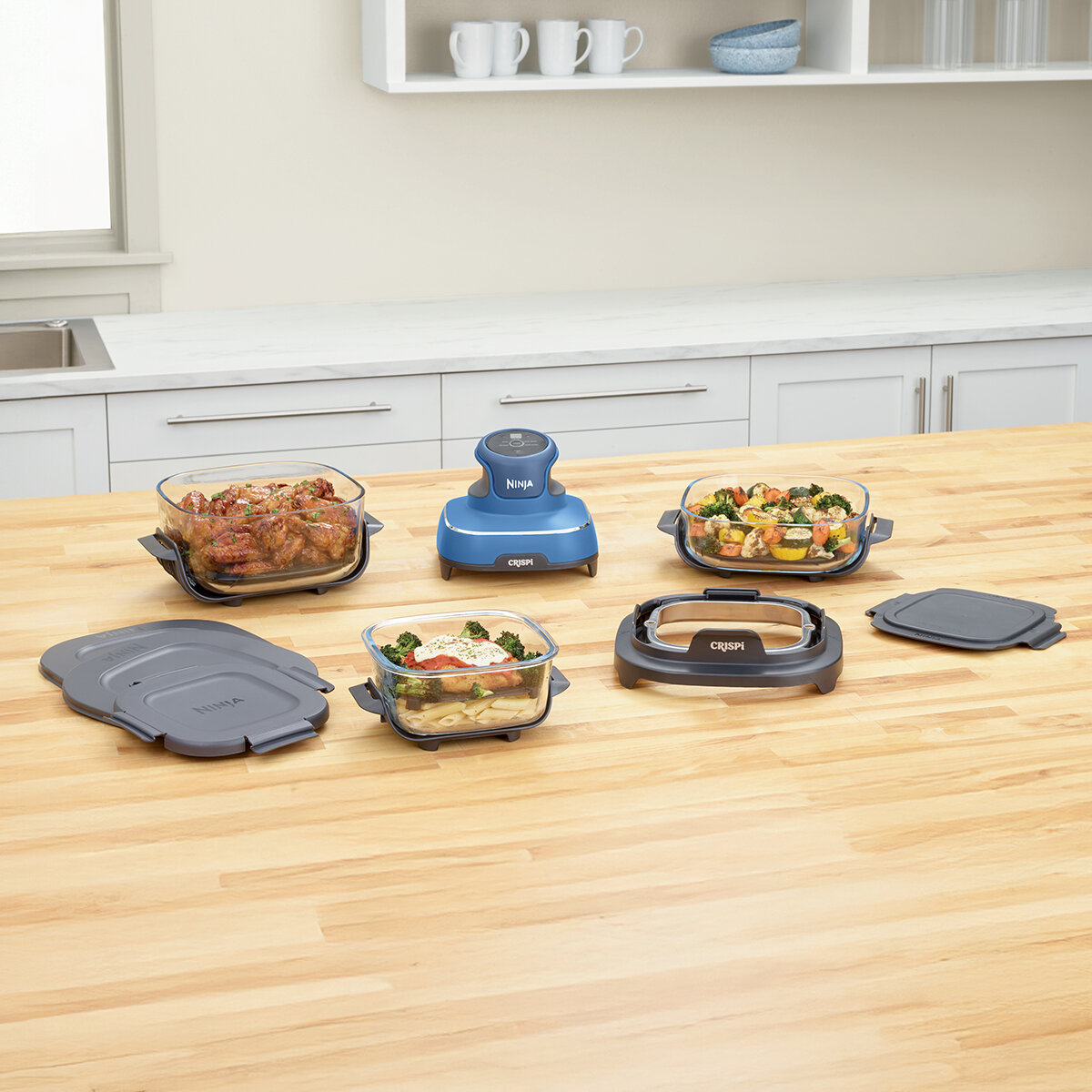 Ninja Crispi, Freidora de Aire, 5 en 1 Ninja Crispi, Freidora de Aire, 5 en 1