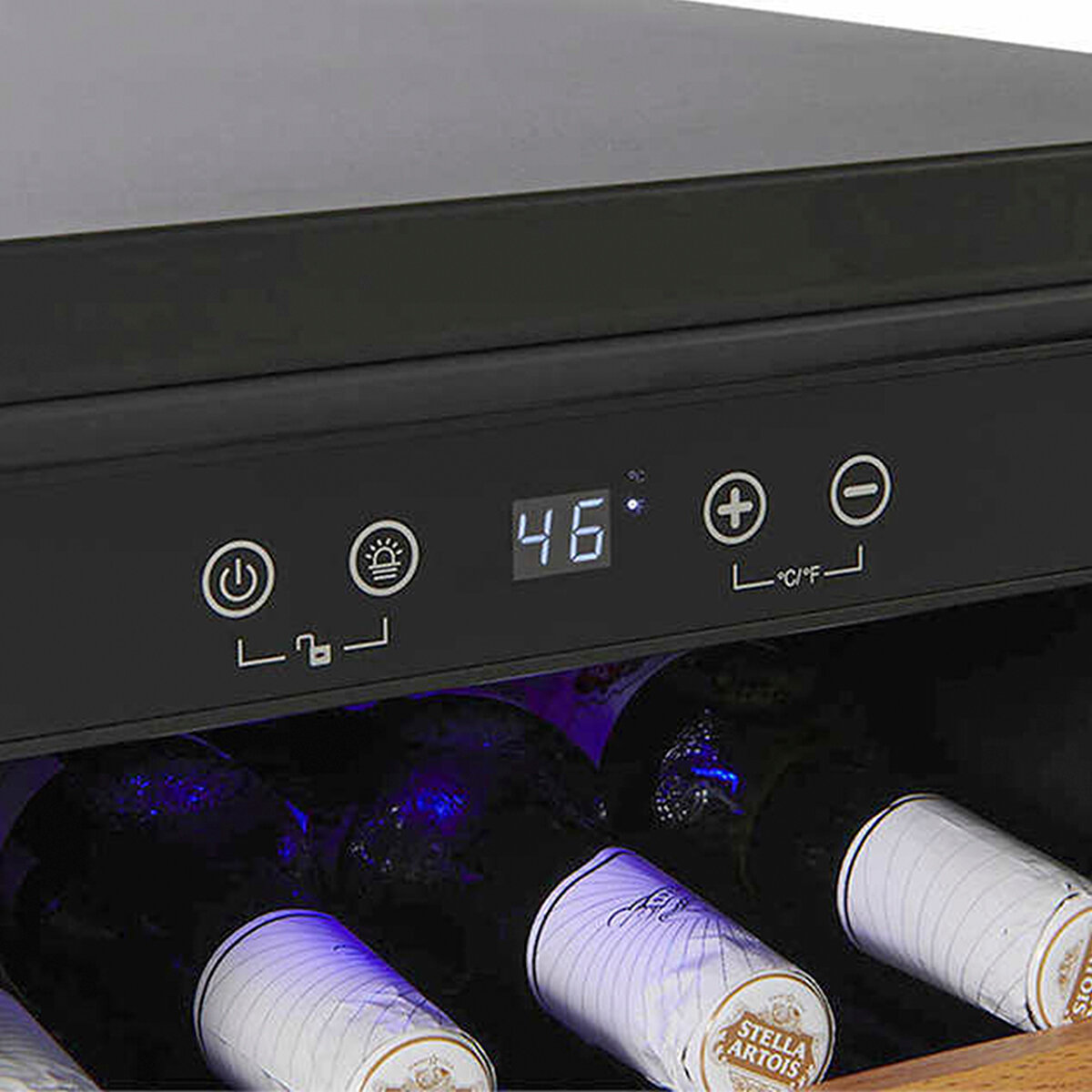 Wine Enthusiast Enfriador de bebidas y vinos Dual Zone