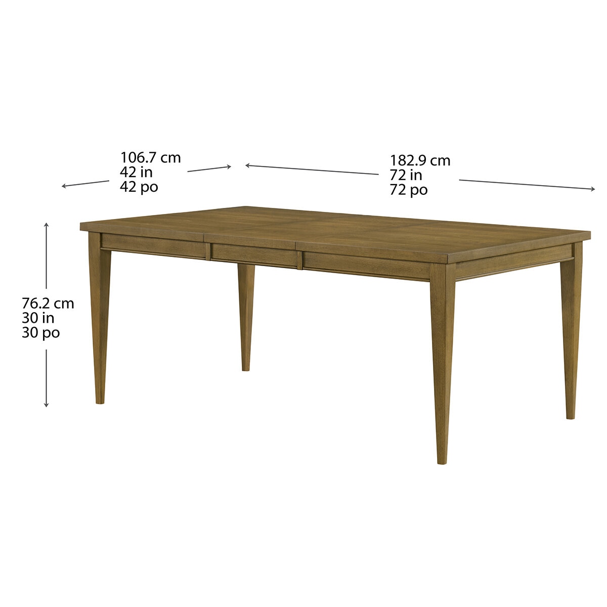 Foremonst Home, Juego de Comedor de 7 piezas