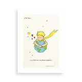 Black Is Color, Cuadro Decorativo El Principito, Enmarcado "Un Abrazo de la Tierra" Black Is Color, Cuadro Decorativo El Principito, Enmarcado "Un Abrazo de la Tierra"