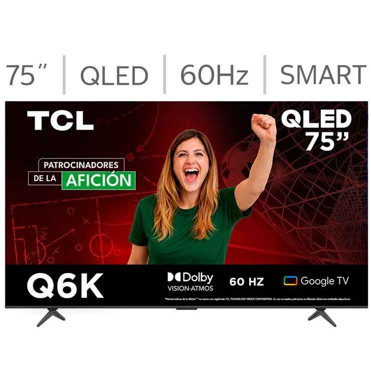 TCL Pantalla 75" QLED 4K Google TV TCL Pantalla 75" QLED 4K Google TV