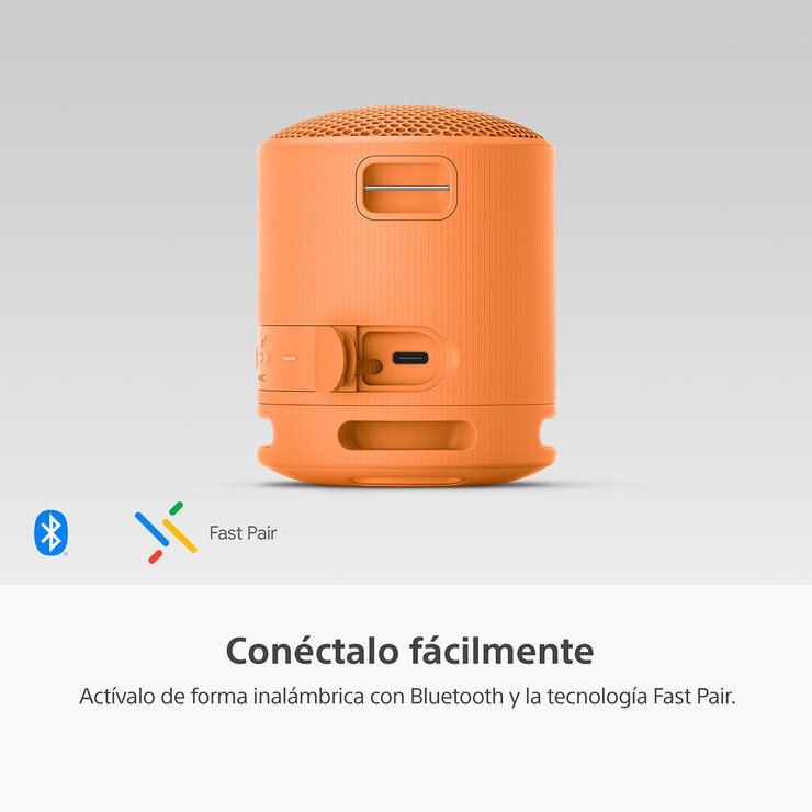 Sony SRS-XB100 Bocina Inalámbrica Portátil Naranja Sony SRS-XB100 Bocina Inalámbrica Portátil Naranja