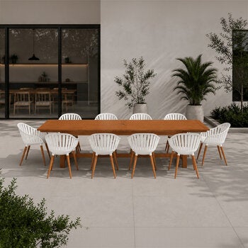 Midtown Concept, Nasseau Comedor Expandible para Exterior de 11 Piezas Midtown Concept, Nasseau Comedor Expandible para Exterior de 11 Piezas