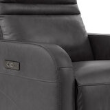 Gilmancreek Furniture, Sillón Reclinable de Piel con Sistema Eléctrico