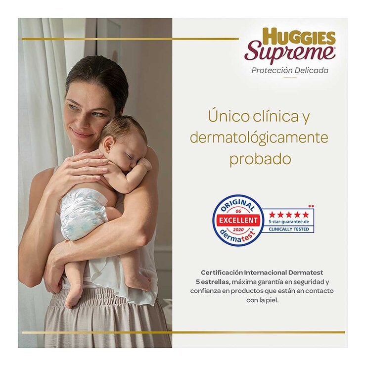 Huggies Supreme Platino Pañales Etapa 2 Unisex 120 pzas Huggies Supreme Platino Pañales Etapa 2 Unisex 120 pzas
