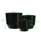 B&C, Set de Macetas Denzel 3 pzs. B&C, Set de Macetas Denzel 3 pzs.