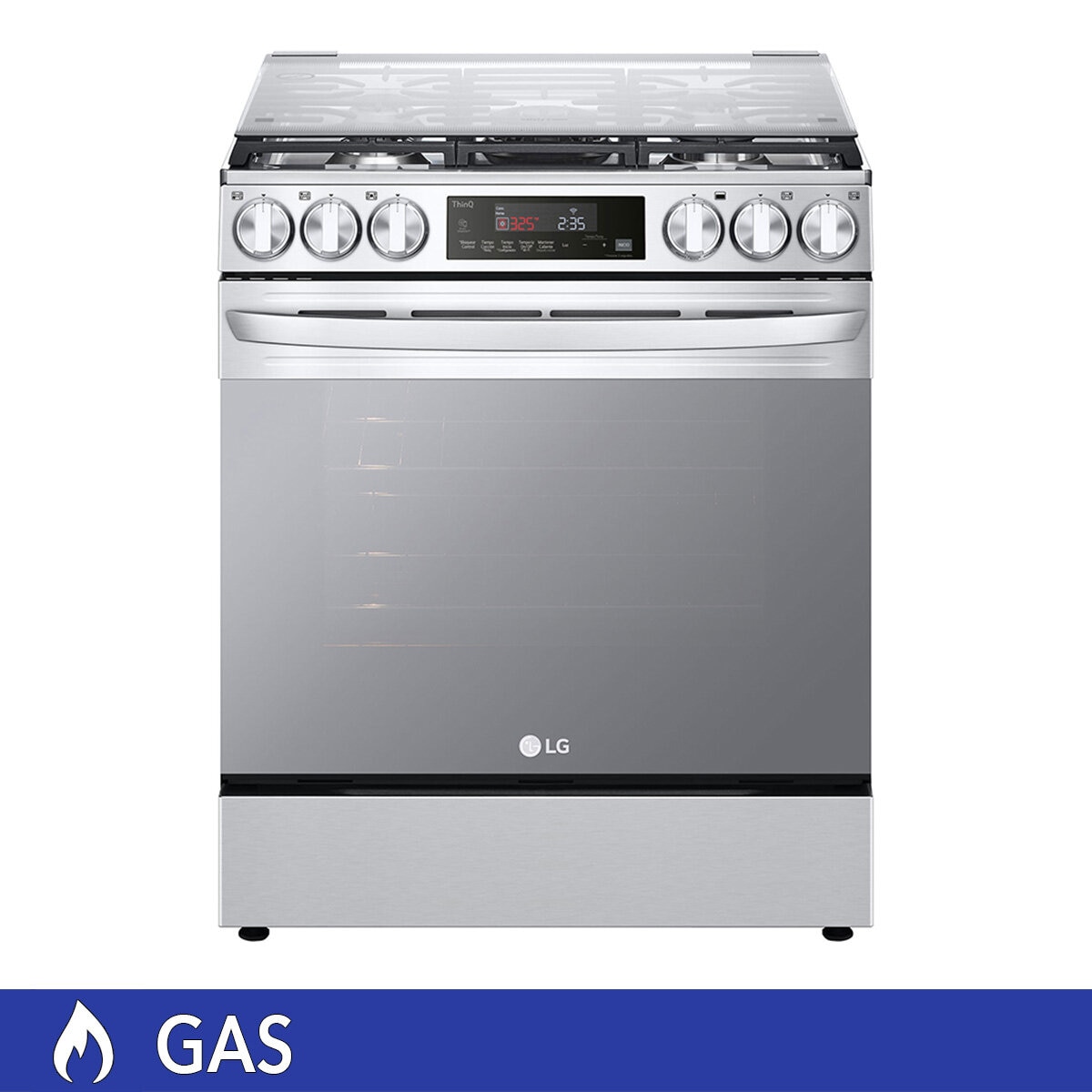 LG Estufa de Gas 5 quemadores 76cm LG Estufa de Gas 5 quemadores 76cm