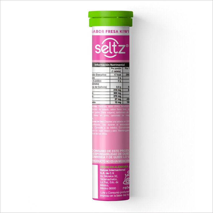 Seltz Electrolitos 3 Tubos de 13 Tabletas Efervescentes c/u Sabor Fresa Kiwi Seltz Electrolitos 3 Tubos de 13 Tabletas Efervescentes c/u Sabor Fresa Kiwi