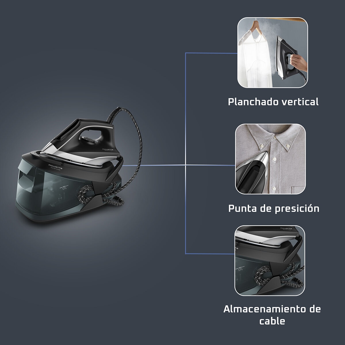 Rowenta Generador de Vapor Master Steam 1.7L Rowenta Generador de Vapor Master Steam 1.7L