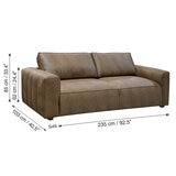 Muebles Liz, Gauss, Sofa Color Café Muebles Liz, Gauss, Sofa Color Café