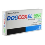 Doscoxel-Duo 120/100 mg 7 Tabletas Doscoxel-Duo 120/100 mg 7 Tabletas