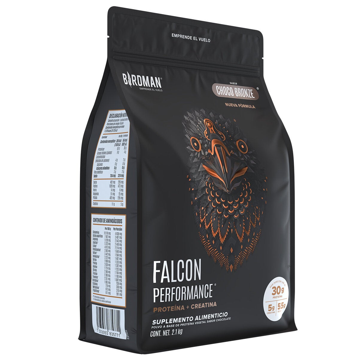 Birdman Falcon Performance Proteína Vegetal Sabor Chocolate 2.1 kg Birdman Falcon Performance Proteína Vegetal Sabor Chocolate 2.1 kg