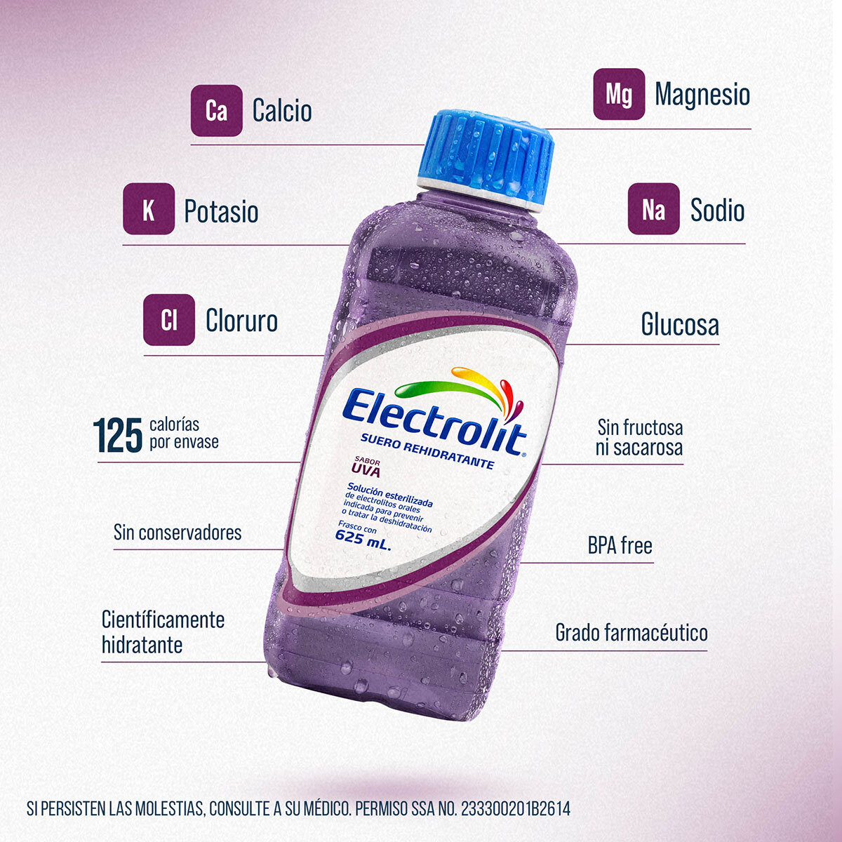 Electrolit 6pk Uva, Coco y Mora 625 ml Electrolit 6pk Uva, Coco y Mora 625 ml