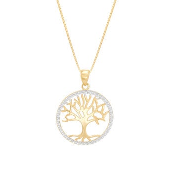 Dije Arbol de la Vida, Oro Amarillo 14K Dije Arbol de la Vida, Oro Amarillo 14K