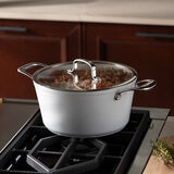 Westinghouse, Cacerola 28 cm de Cerámica Blanca, Acero Inoxidable Westinghouse, Cacerola 28 cm de Cerámica Blanca, Acero Inoxidable
