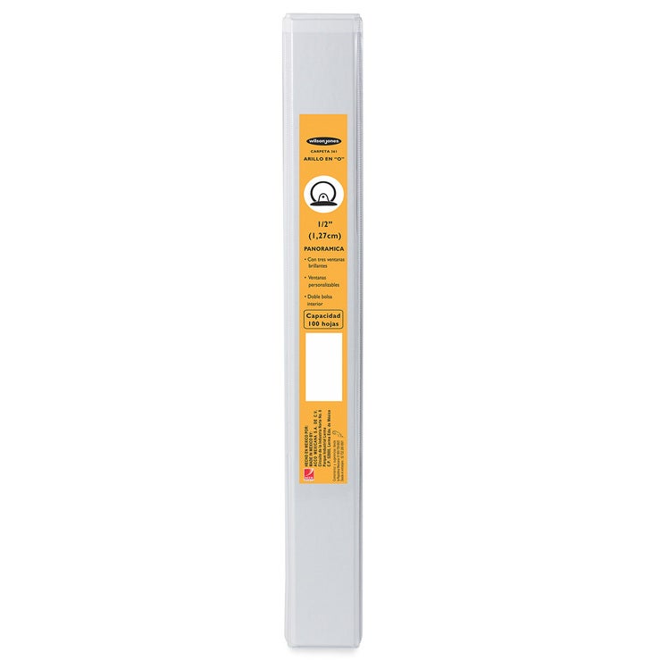 Wilson Jones Carpeta de 0.5 Pulgadas con 3 Arillos en O Color Blanco 12 Piezas Wilson Jones Carpeta de 0.5 Pulgadas con 3 Arillos en O Color Blanco 12 Piezas
