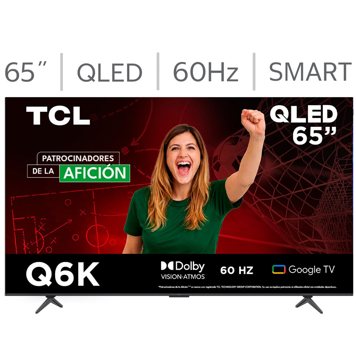 TCL Pantalla 65" QLED 4K Google TV TCL Pantalla 65" QLED 4K Google TV