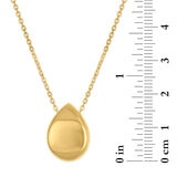 Collar, con Dije de Gota, Oro 14 K Collar, con Dije de Gota, Oro 14 K