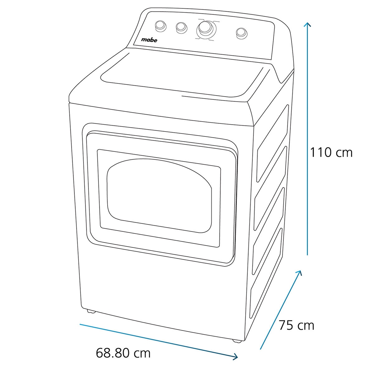 GE Secadora de Gas 22kg GE Secadora de Gas 22kg