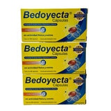 Bedoyecta Complejo B, Ácido Fólico, Vitamina C y Rutina Paquete con 3 Cajas de 30 cápsulas c/u Bedoyecta Complejo B, Ácido Fólico, Vitamina C y Rutina Paquete con 3 Cajas de 30 cápsulas c/u