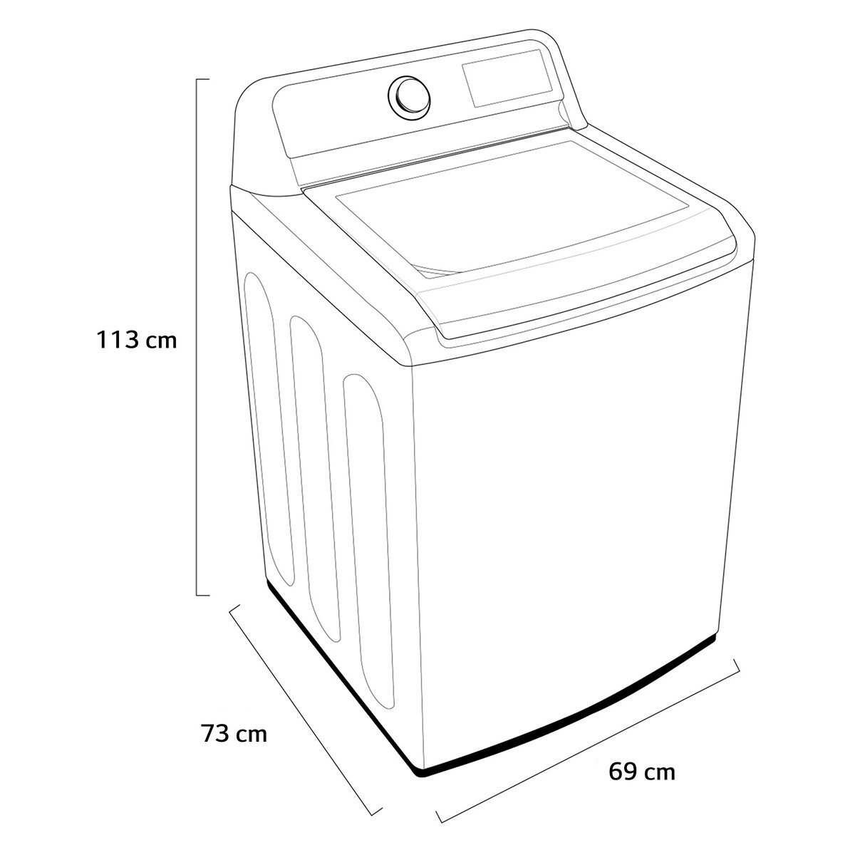 LG Lavadora 22Kg