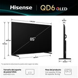 Hisense Pantalla 85" QLED 4K Fire TV Hisense Pantalla 85" QLED 4K Fire TV