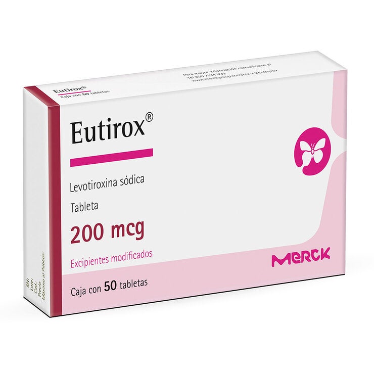 Eutirox 200 mg 50 Tabletas Eutirox 200 mg 50 Tabletas