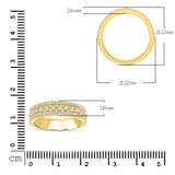 Anillo, 0.77ctw Diamantes, Oro Amarillo de 14K, Talla 7