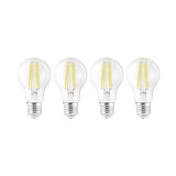 Alfelec, Set de 4 Focos Decorativos de Filamento LED - Luz Fría