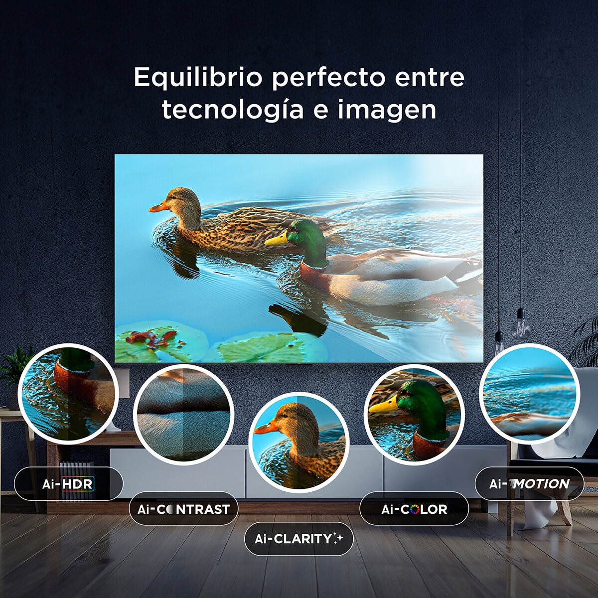 TCL Pantalla 55" QLED 4K Google TV TCL Pantalla 55" QLED 4K Google TV