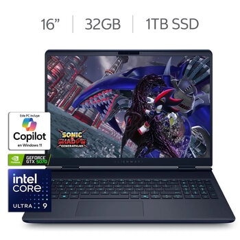 dell alienware gaming nb laptop 16" wqxga intel core ultra 9 32gb 1tb ssd