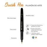 Zebra Marcador Brush Pen Colores Surtidos, Estuche 7 Pzas Zebra Marcador Brush Pen Colores Surtidos, Estuche 7 Pzas