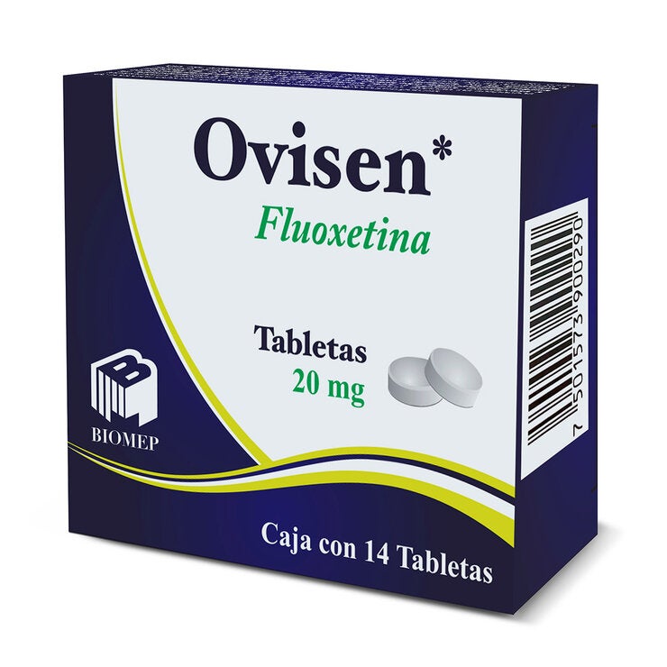 Fluoxetina 20mg 14 Tabletas Fluoxetina 20mg 14 Tabletas