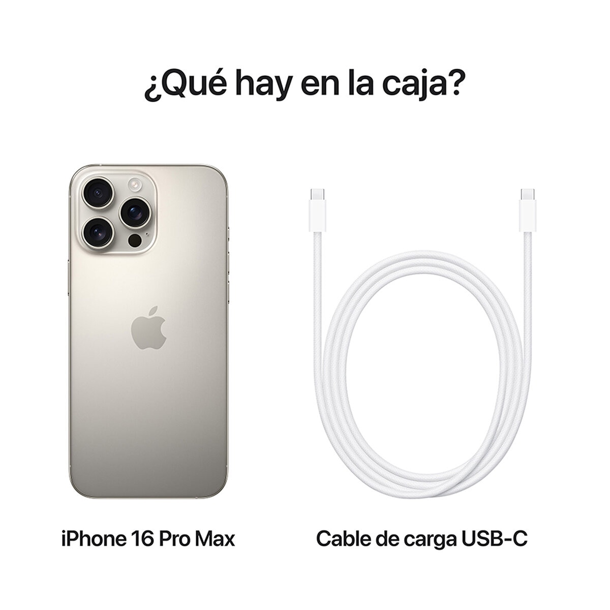 Apple iPhone 16 Pro Max 1TB Titanio Natural Apple iPhone 16 Pro Max 1TB Titanio Natural