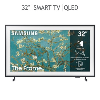 Samsung Pantalla 32" QLED The Frame Smart TV + Marco