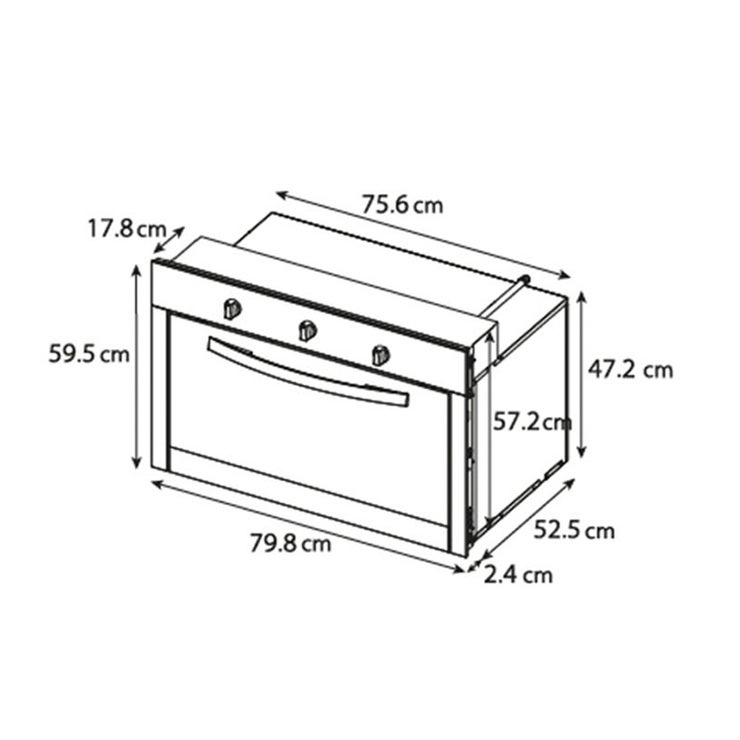 Teka Horno eléctrico y a gas 80 cm Teka Horno eléctrico y a gas 80 cm