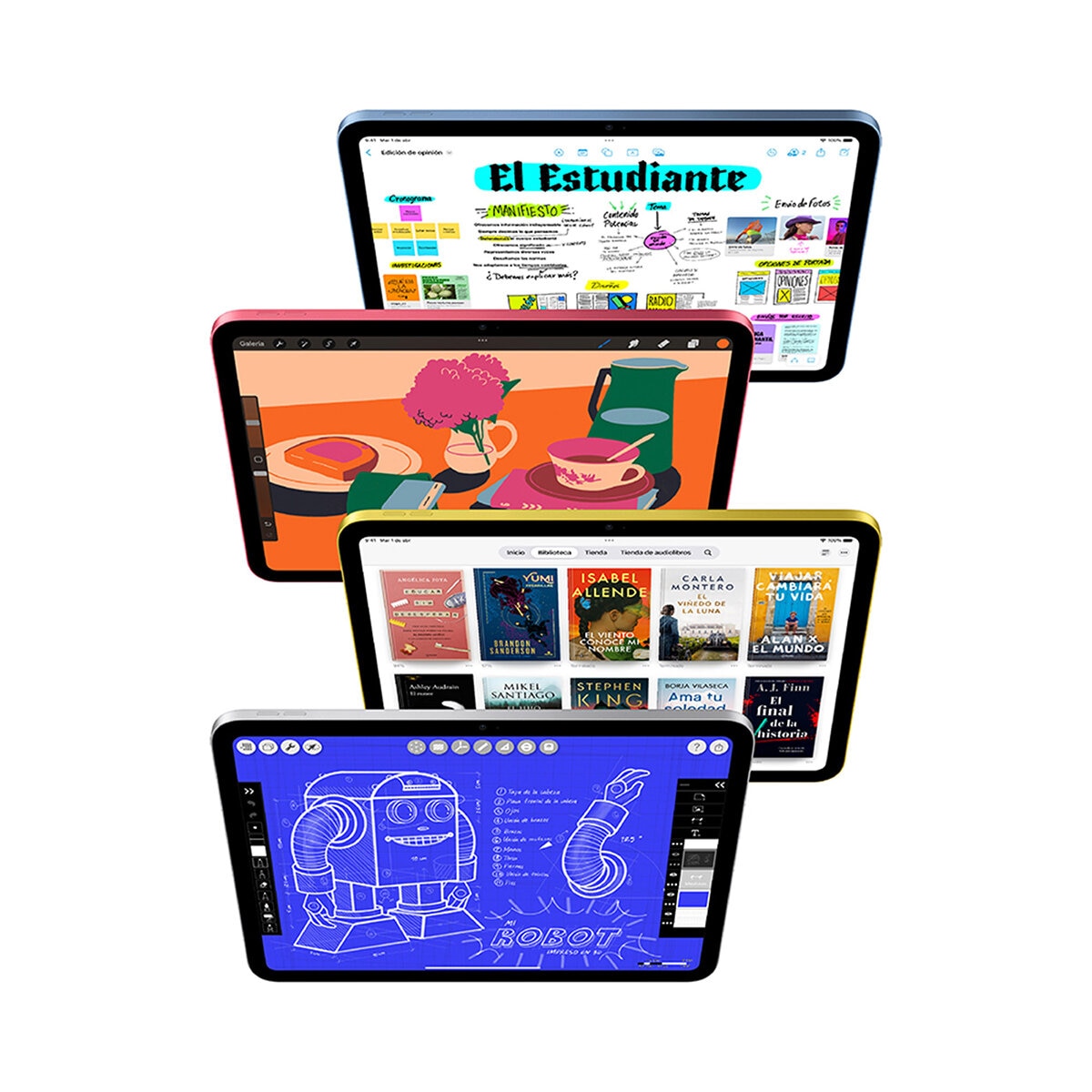 Apple iPad Chip A16 Wi-fi + Cellular 128GB Azul Apple iPad Chip A16 Wi-fi + Cellular 128GB Azul