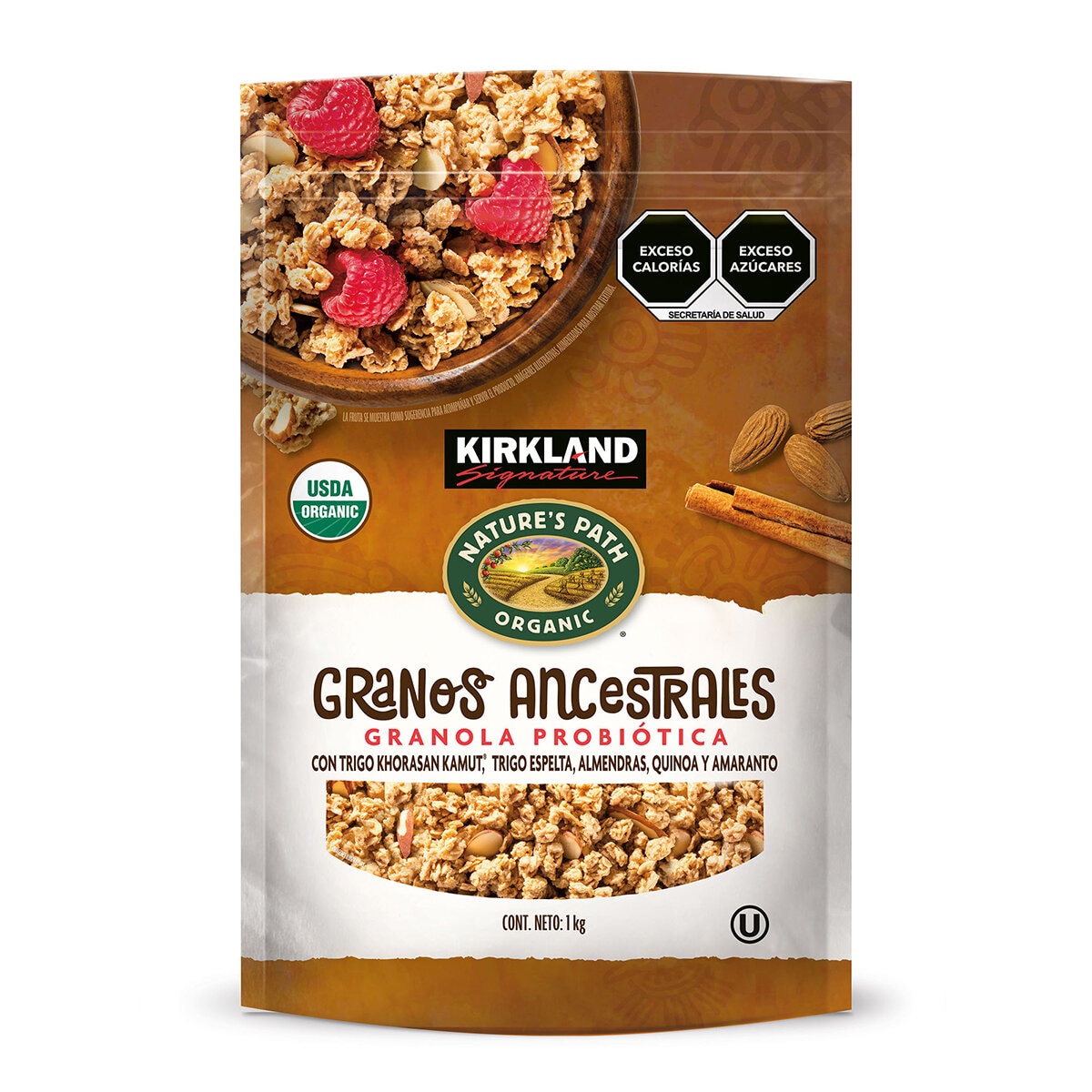 Kirkland Signature Granola Orgánica Granos Ancestrales 1 kg Kirkland Signature Granola Orgánica Granos Ancestrales 1 kg