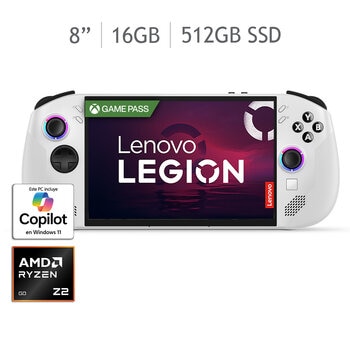 lenovo legion go s consola portátil 8" wuxga amd ryzen z2 go 16gb 512gb ssd