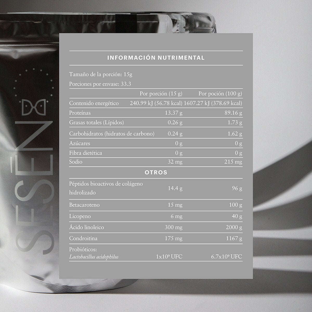Sesen Silver Colágeno Hidrolizado 500 gr Sesen Silver Colágeno Hidrolizado 500 gr