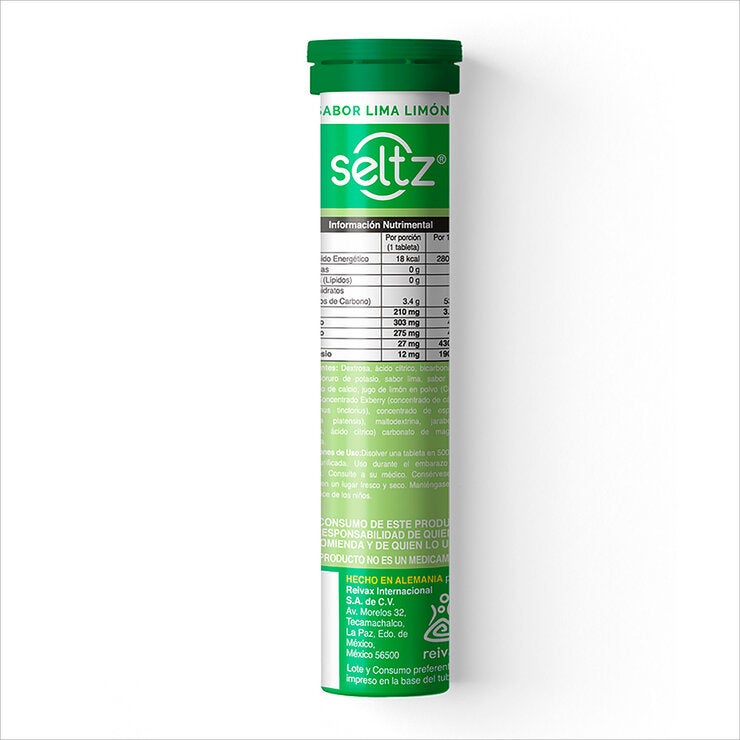 Seltz Electrolitos 3 Tubos de 13 Tabletas Efervescentes c/u Sabor Lima Limón Seltz Electrolitos 3 Tubos de 13 Tabletas Efervescentes c/u Sabor Lima Limón